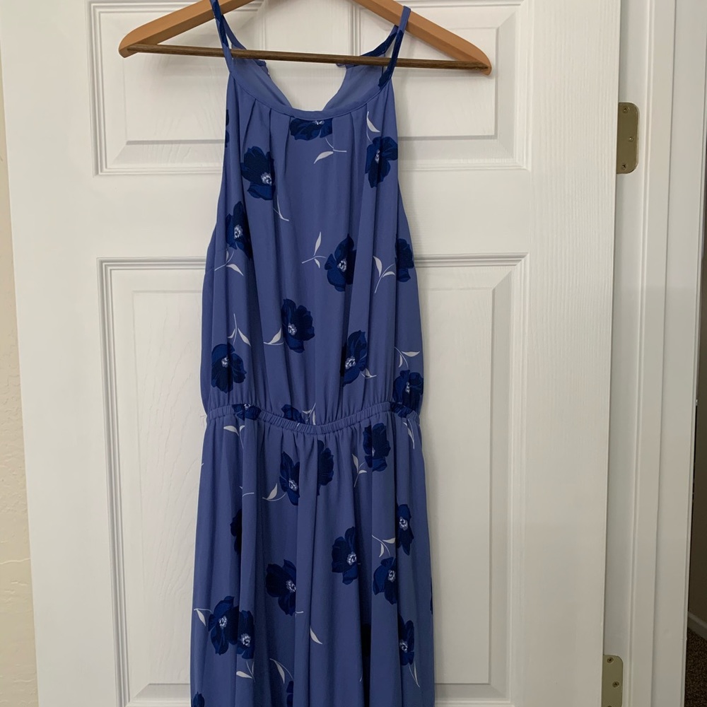 Banana republic factory purple floral dress